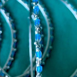 Acrylic Beaded 6 pcs bangles